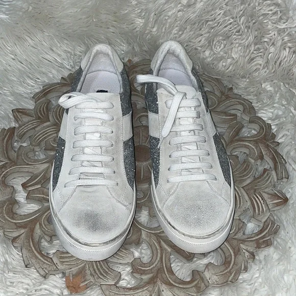 STEVEN Steve Madden Roko Glitter Sneaker Size 10 - Picture 6 of 11